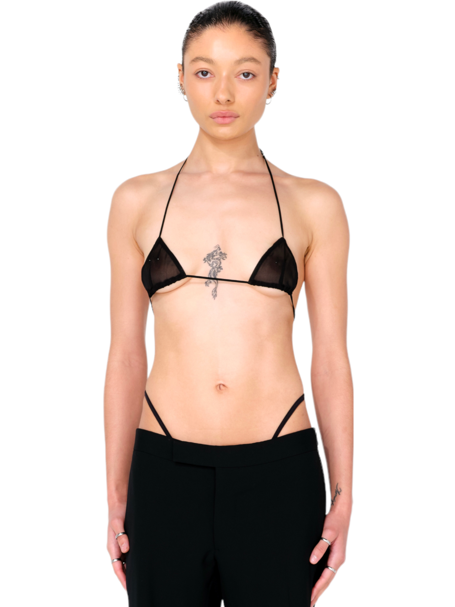 TRIANGLE BRA | silk
