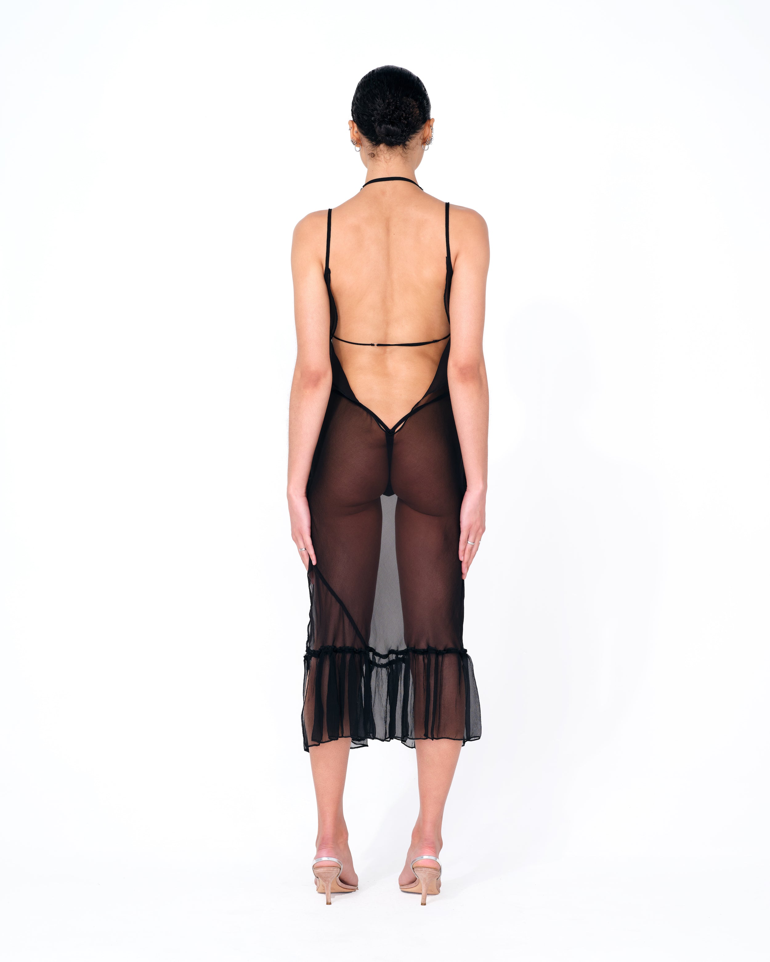 BACKLESS SLIP | silk Naked Intersection BACKLESS SLIP | silk Naked Intersection